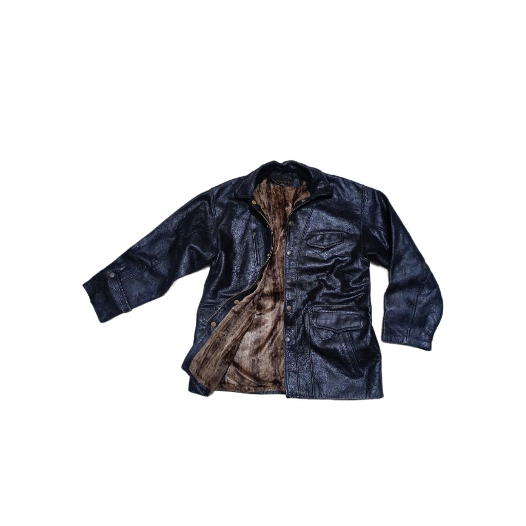 jaket kulit sapi tebal