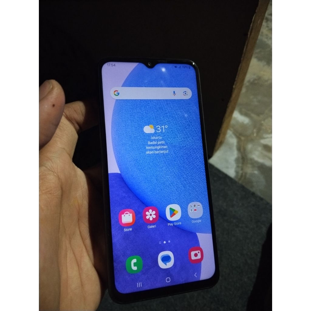Samsung a23 4g second batangan no box no cas original normal