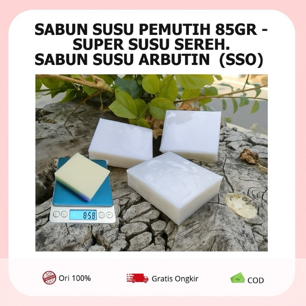 SABUN SUSU SEREH ARBUTIN ORIGINAL