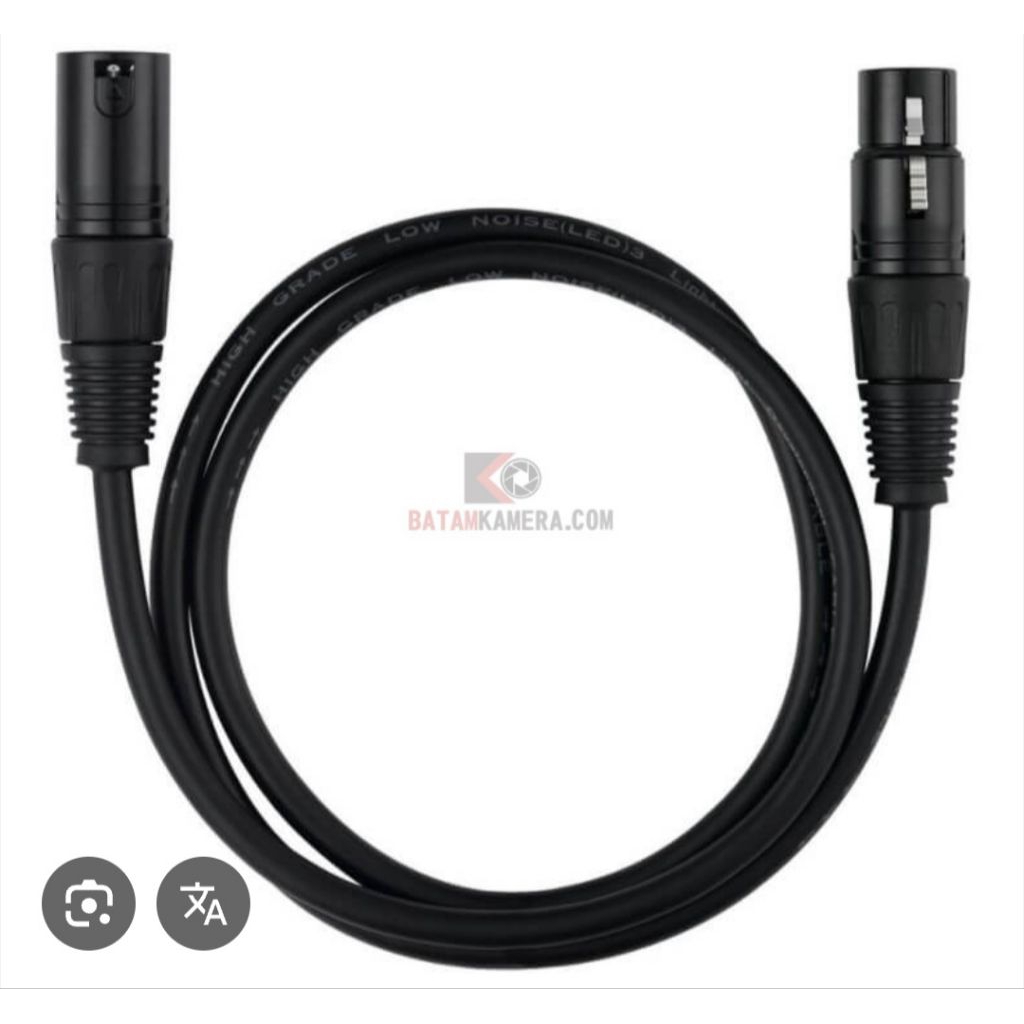 Kabel Mixer Ke Speaker Aktif/Subwoofer Kabel XLR To XLR 1Meter