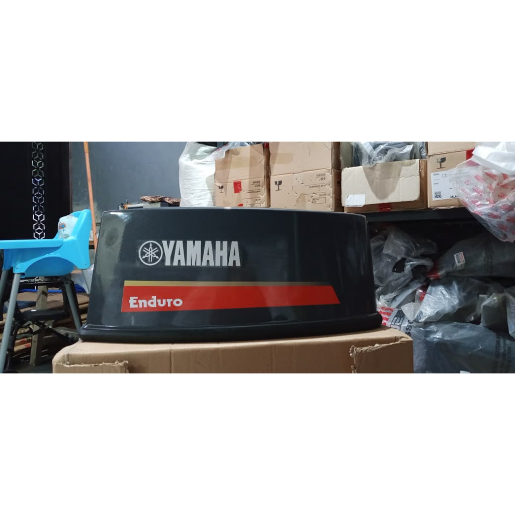 TUTUP / KAP MESIN TEMPEL YAMAHA 40PK 2 TAK MODEL KOTAK