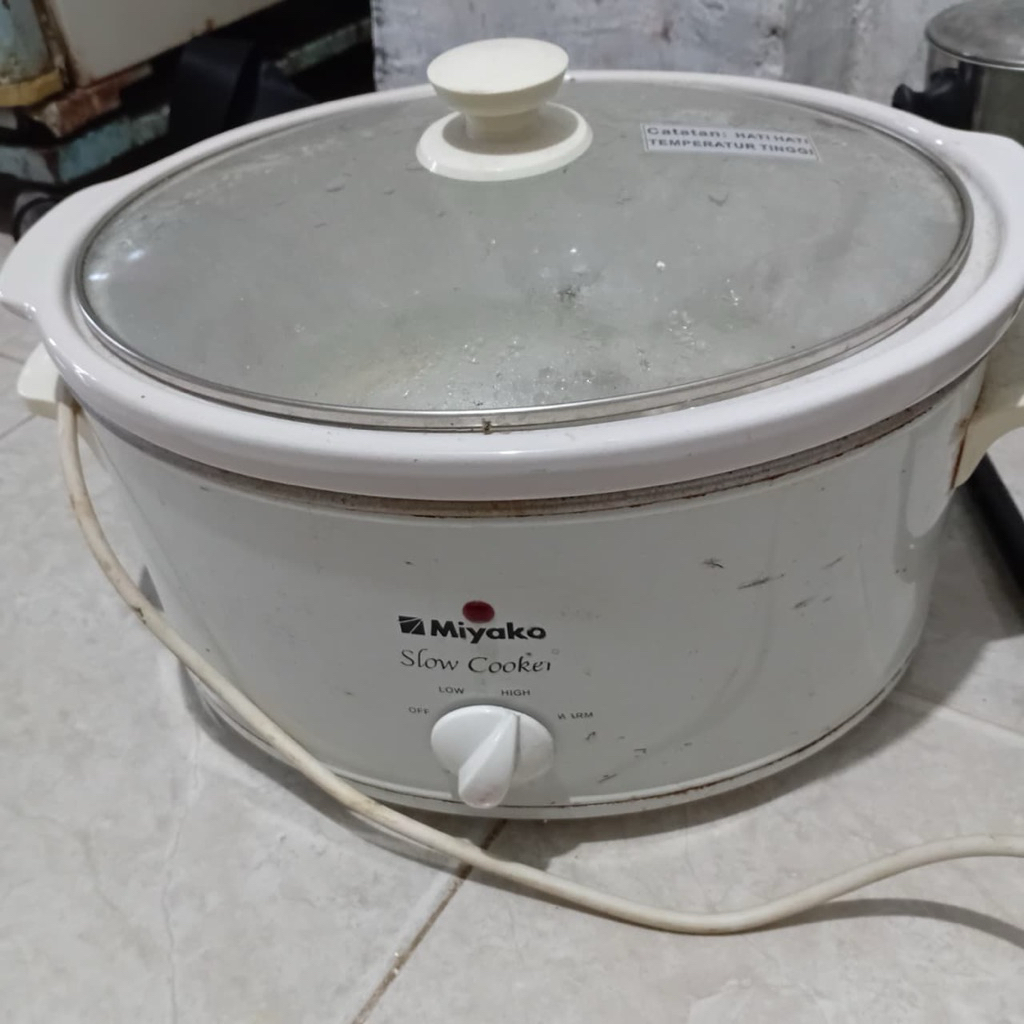 Slow Cooker MIYAKO SC-630 5Liter (Preloved) cek deskripsi