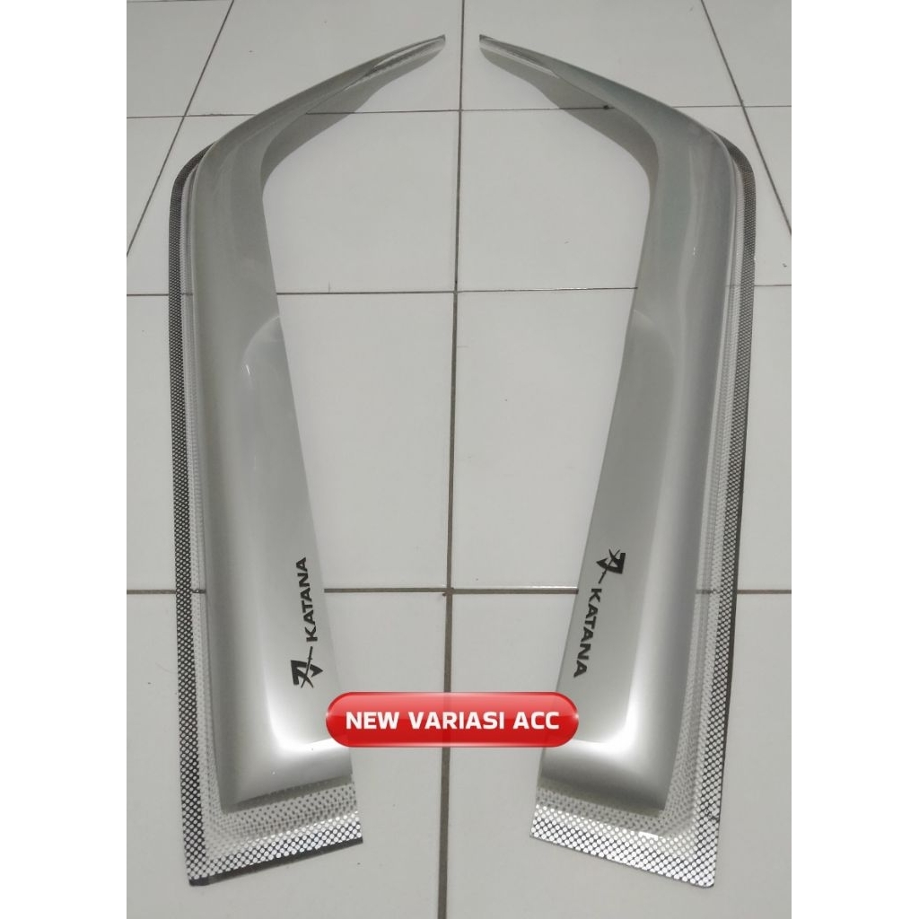 Talang Air Mobil Suzuki Jimny Katana Silver Model Mugen High Quaity