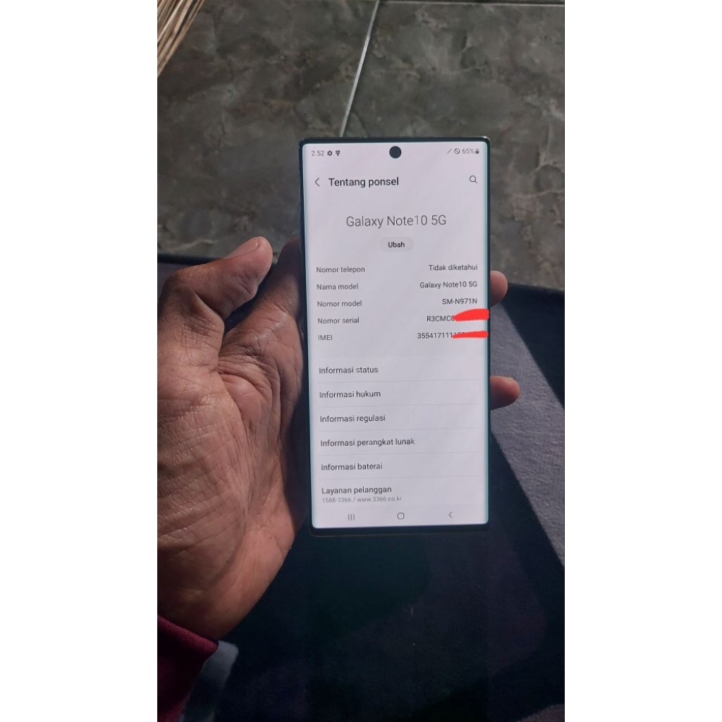 Samsung note 10 5G 12/256 ex inter