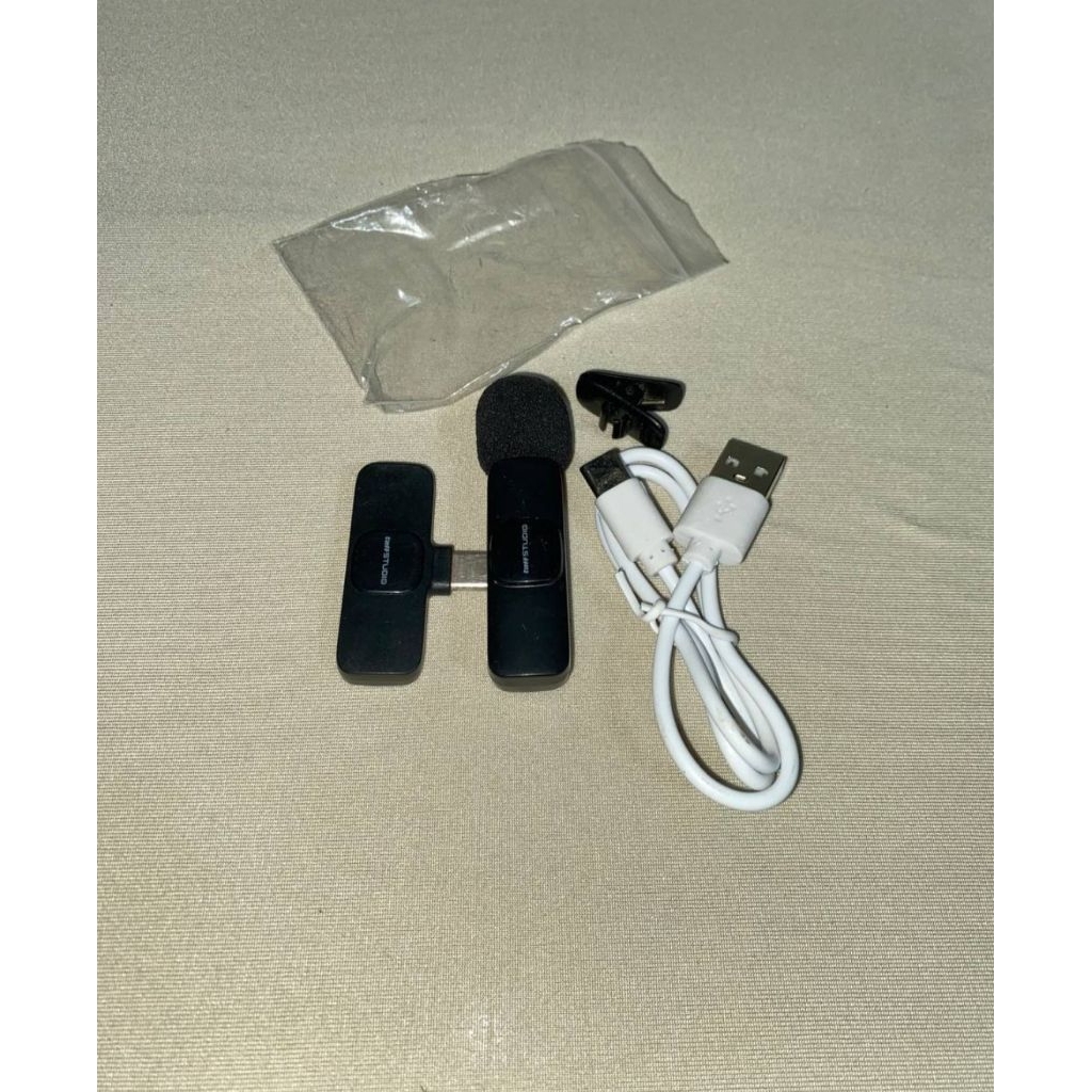 MICROPHONE WIRELESS CLIP ON VLOG TIPE C