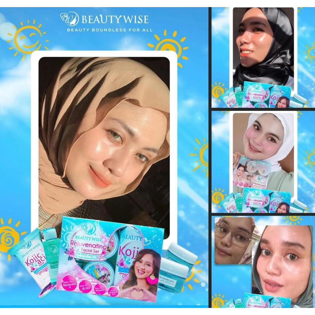 TERLARIS Paket BeautyWise Beauty Wise JAMINAN Original Ori Asli 4in1 Lengkap Skincare Rejuvenating D
