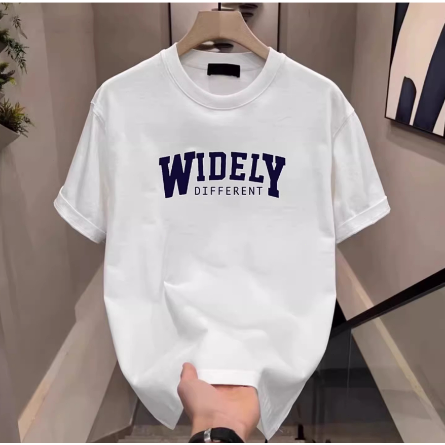 COD Kaos Oblong Katun Gaya Keren Musim Panas Model Oversize Street Fashion Hits di Instagram