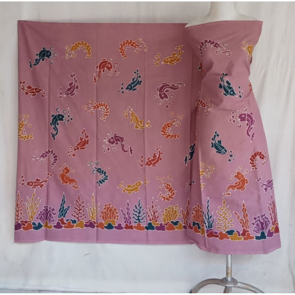 KAIN BATIK KATUN | BATIK TULIS MADURA WARNA NUDE