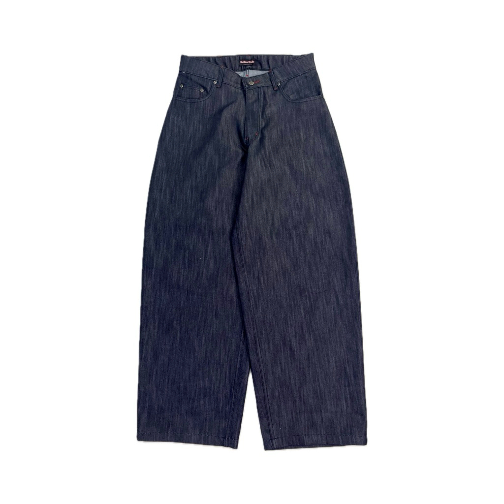 RAW DENIM BAGGY HEAVYWEIGHT- SAMURAI DK BLUE - REDFACE WORLD