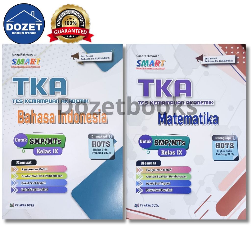 Buku SMART TKA Tes Kemampuan Akademik Untuk SMP/MTs CV. ARYA DUTA
