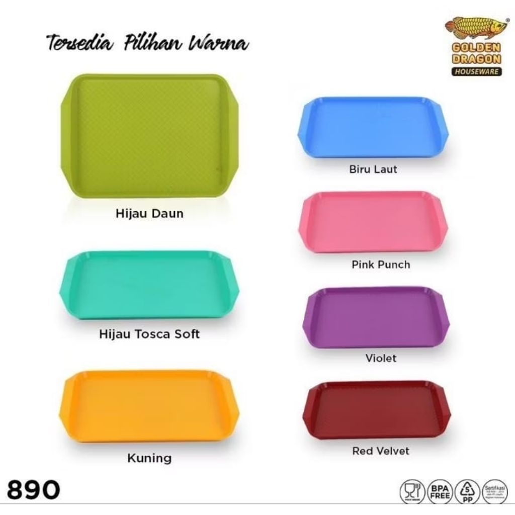 Nampan Plastik Golden Dragon - Original Goden Dragon 890