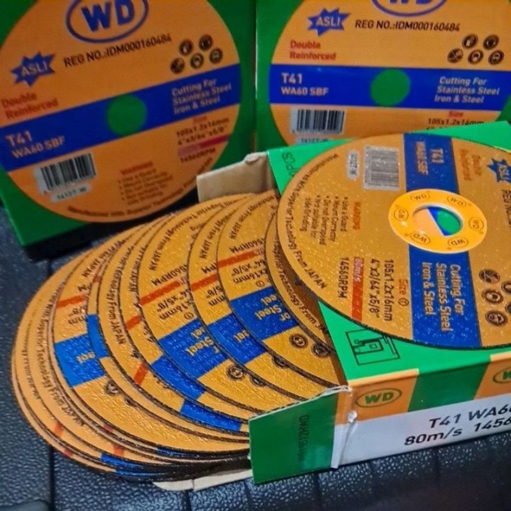 Cutting WD isi 20 pcs/gerinda potong besi/resibon besi