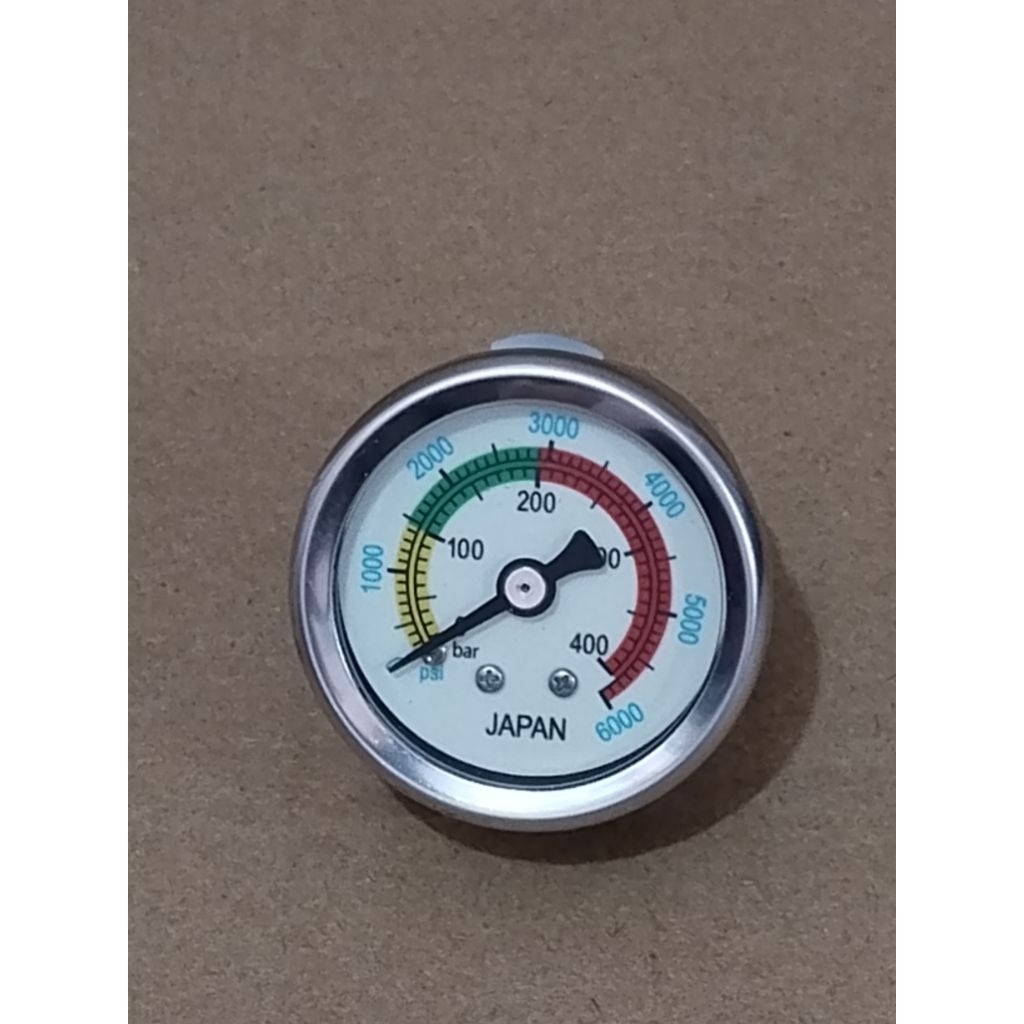 Manometer Pompa PCP 6000psi, Manometer besar Japan 6000psi, sparepart pompa PCP import