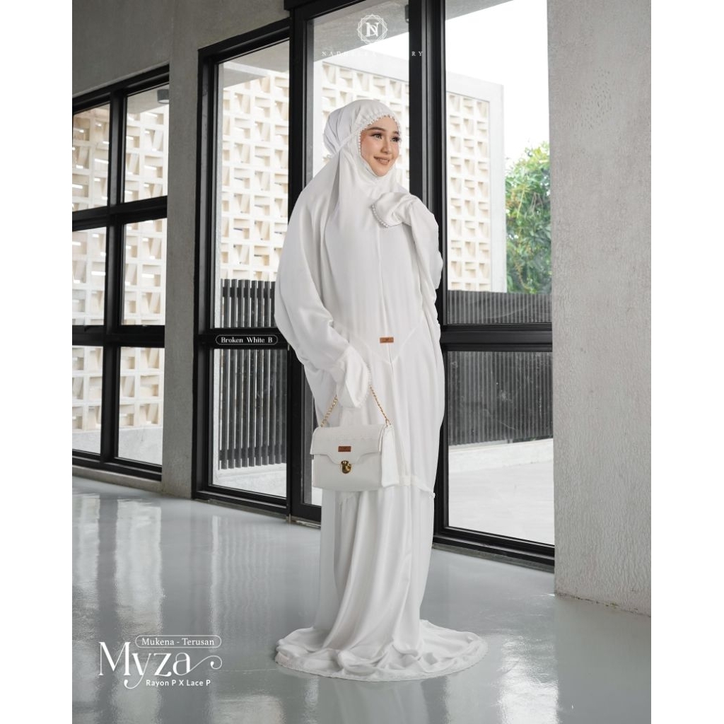 Nadheera Luxury| Myza Mukena Terusan Mom - Mukena Wanita