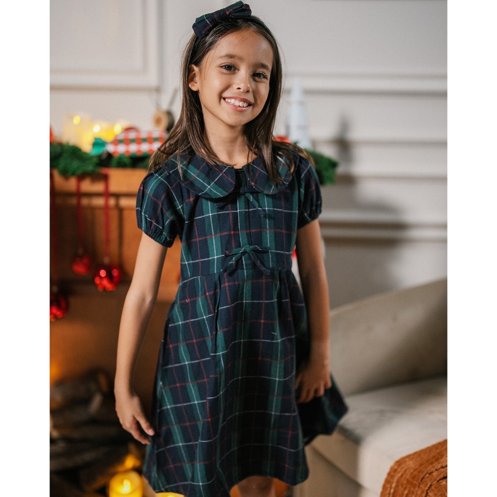 LEWIS EMMA - Carol Dress (6 Bulan-14 Tahun) Dress Anak & Bayi Perempuan / Baju Terusan Lengan Pendek