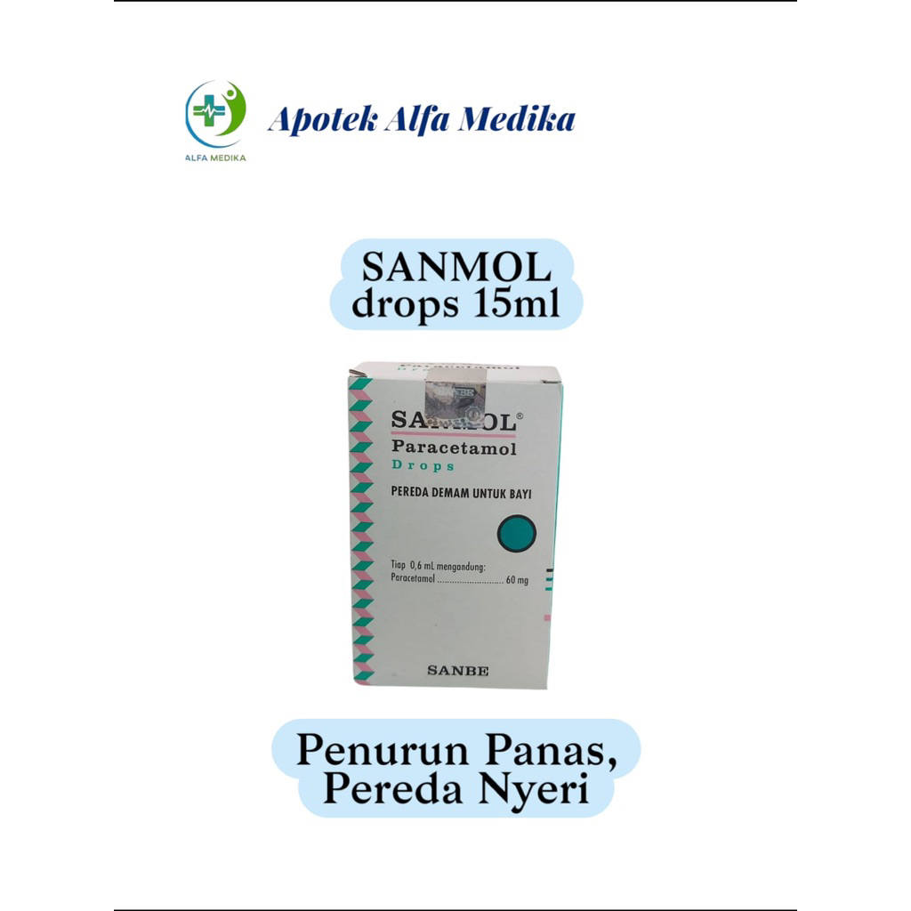 Sanmol Drops Anak / Sanmol Paracetamol / Sanmol Bayi / Penurun demam anak / Sanmol Drops bayi 0-2 ta