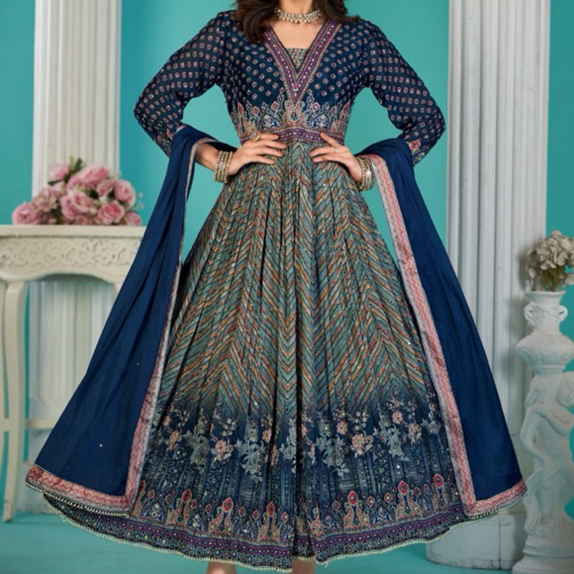 Dress wanita asli india viral