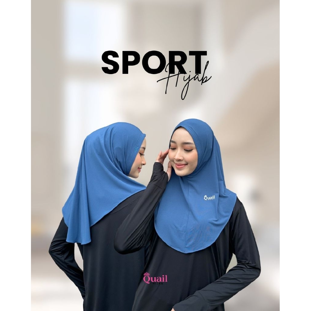 Zamira Sport Hijab ori Quail / Jilbab Olahraga