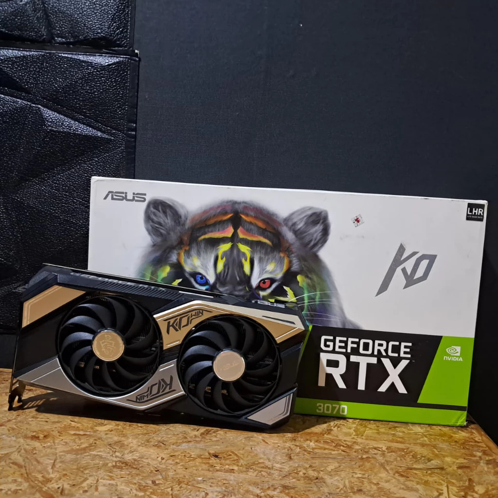 ASUS NVIDIA GEFORCE RTX 3070 KO Gaming OC 8GB GDDR6 RTX3070 RESMI LIKE NEW 95%