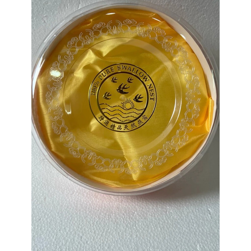 Kotak Bulat Mewah Sarang Burung Walet 150 Gr / Kotak Walet Bulat