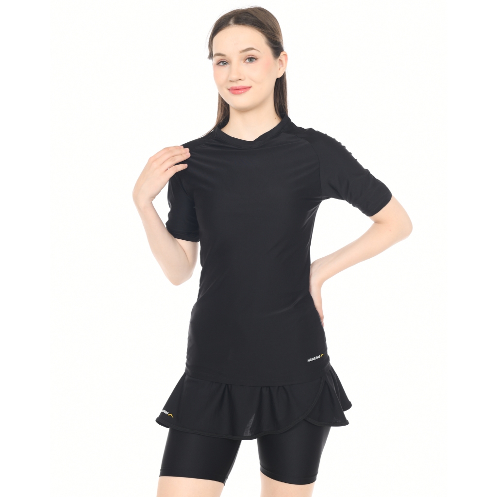 Manset Baselayer Sports Women Premium Stretch Spandex Lycra