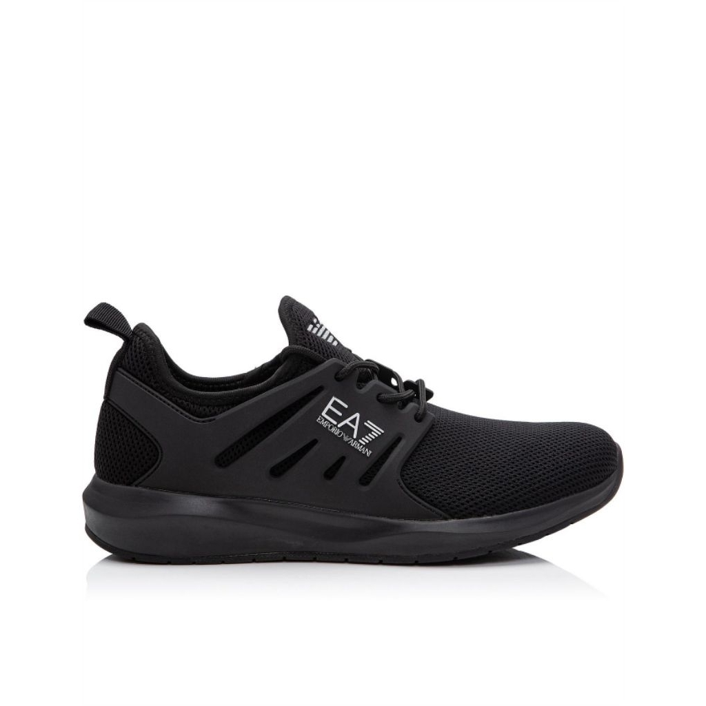Sepatu Armani Exchange Priloved Full Black Size 42 / 26,5cm New Minimal Running Sneaker