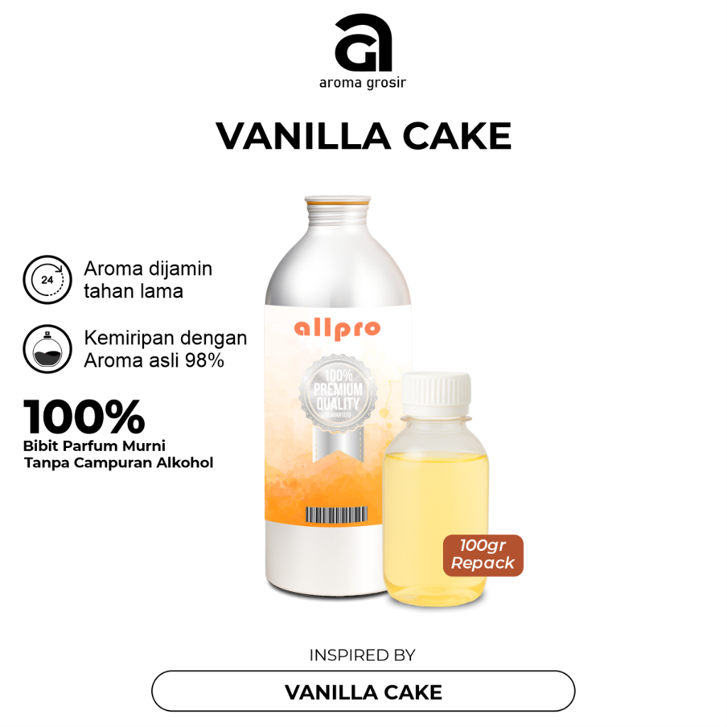 BIBIT PARFUM VANILLA CAKE INSPIRED BY VANILLA CAKE ALLPRO