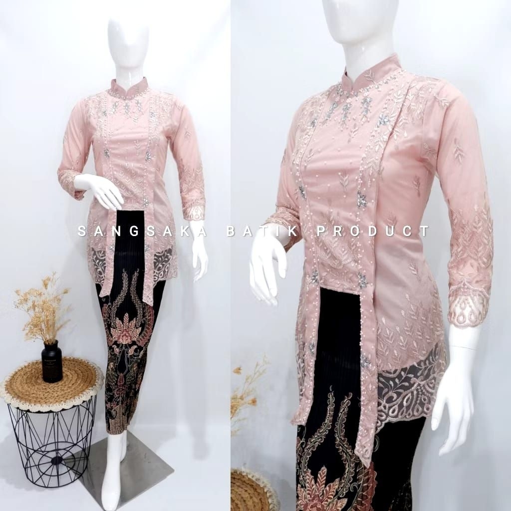 Kebaya Kutu Baru Brokat Modern Premium – Kutu Baru Wisuda Kondangan by Rupi Rupi Collection