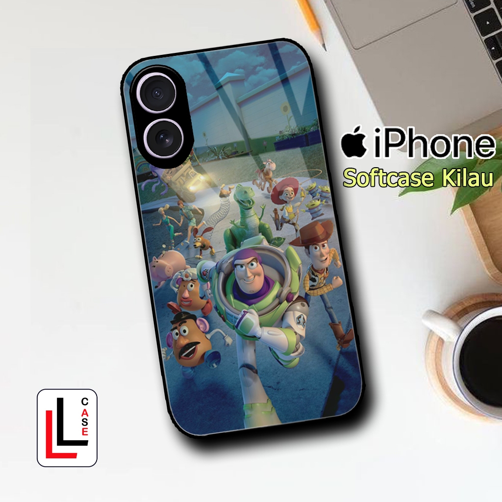 {LL1569} Softcase Glossy Iphone 16 16PRO 16PLUS 16PROMAX Iphone 17 Case IP Premium Pelindung Silikon