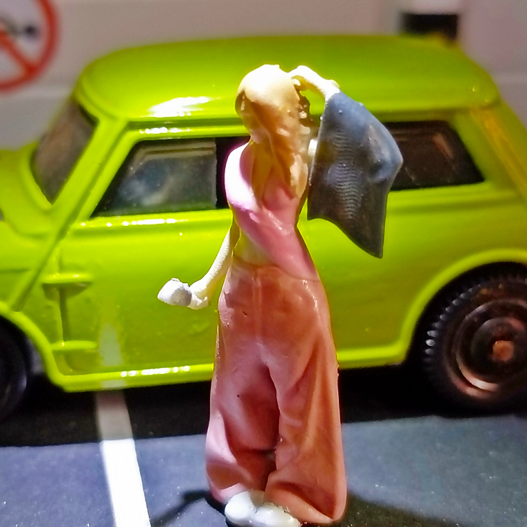 figure Skala 1:64 Homies Girl Foxy Lita/ Cewe Mekanik/ Washing Car