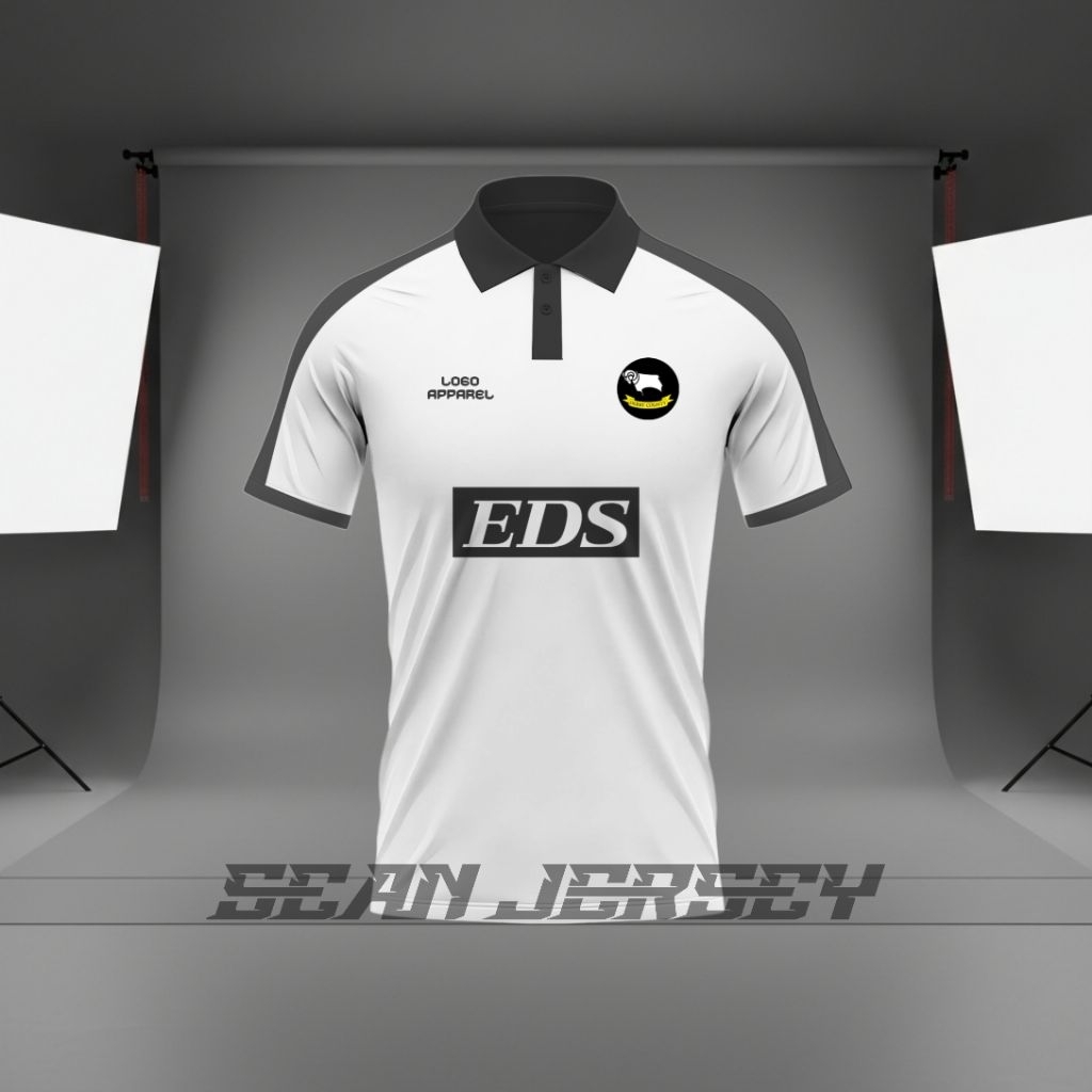 Jersey Derby County Home Retro 1998