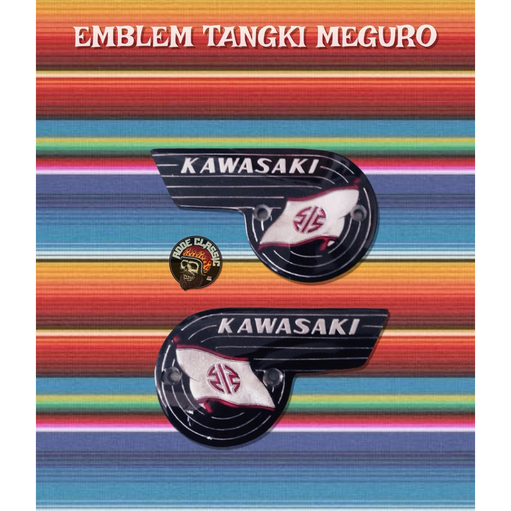 emblem logo tangki kawasaki meguro