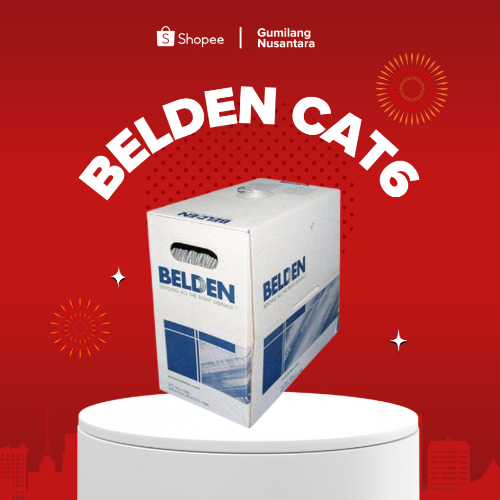 KABEL UTP BELDEN CAT6 / UTP CAT6 BELDEN / KABEL LAN CAT6 BELDEN 305 M