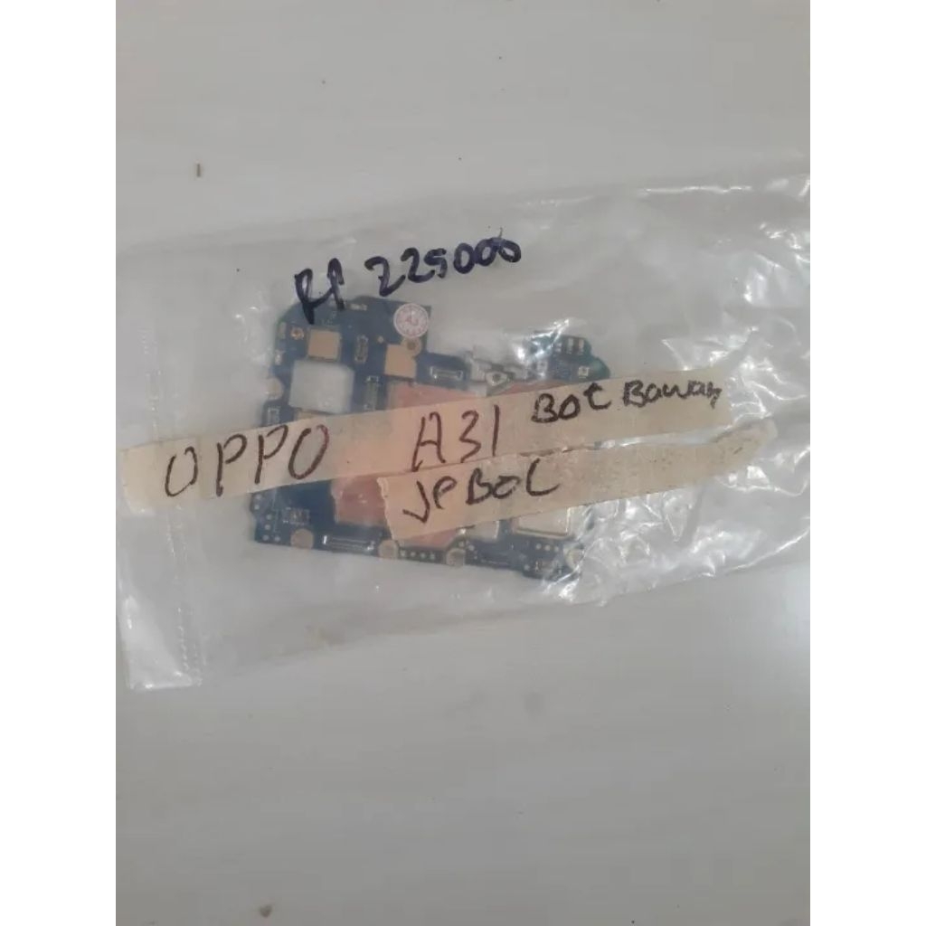Mesin Hp Oppo A31 Minus Konektor Bot Bawah Rontog