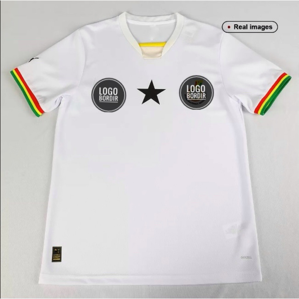 BAJU BOLA JERSEY GHANA HOME 2023 2024 JERSEY BOLA BAJU BOLA JERSEY