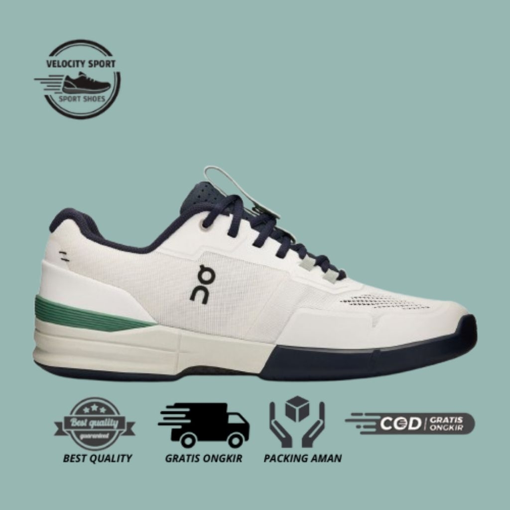 Sepatu On Tenis Cloud The Roger Pro Federer White Green