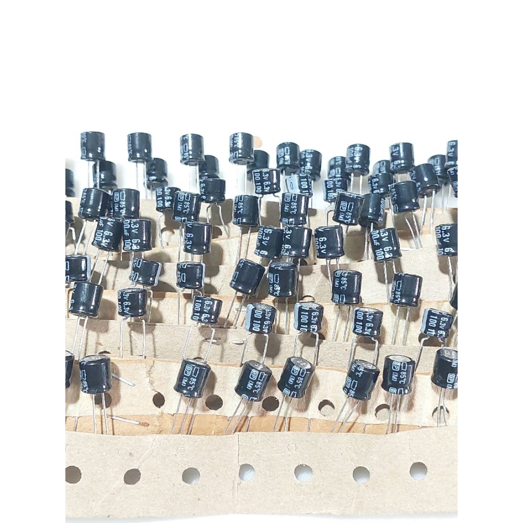 ELKO HITAM 100UF-6,3V-100 6,3V-ORIGINAL
