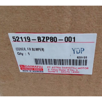 BUMPER DEPAN 52119BZP80 DAIHATSU SIGRA 2019 - 2023