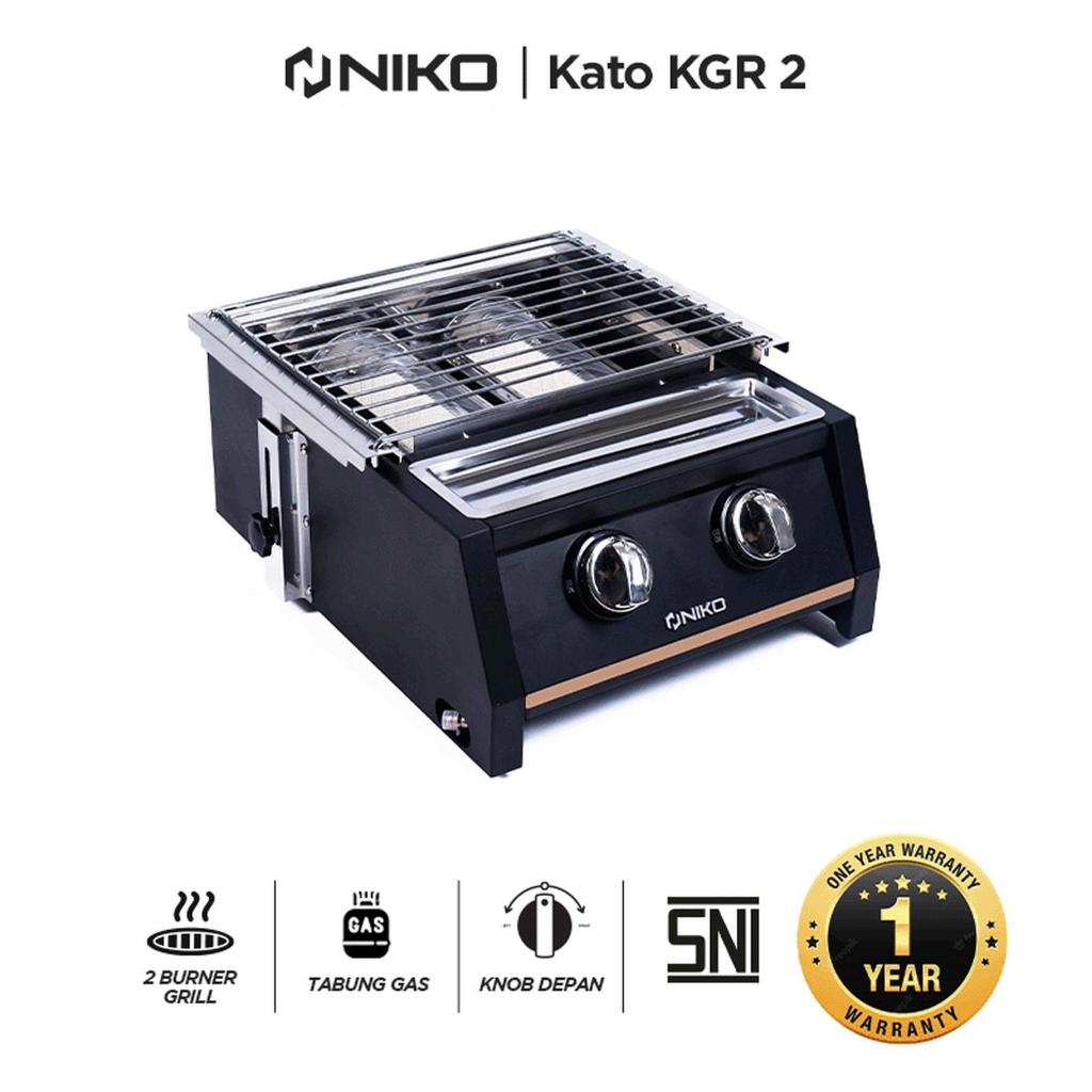 NIKO Kato Roaster 2 Tungku Pemanggang Sosis 2 Tungku Panggangan Kompor Panggang Kompor Pemanggang KG