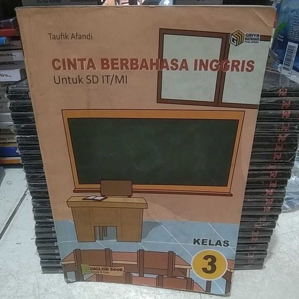 Buku cinta berbahasa inggris SD kls 3 griya matahari