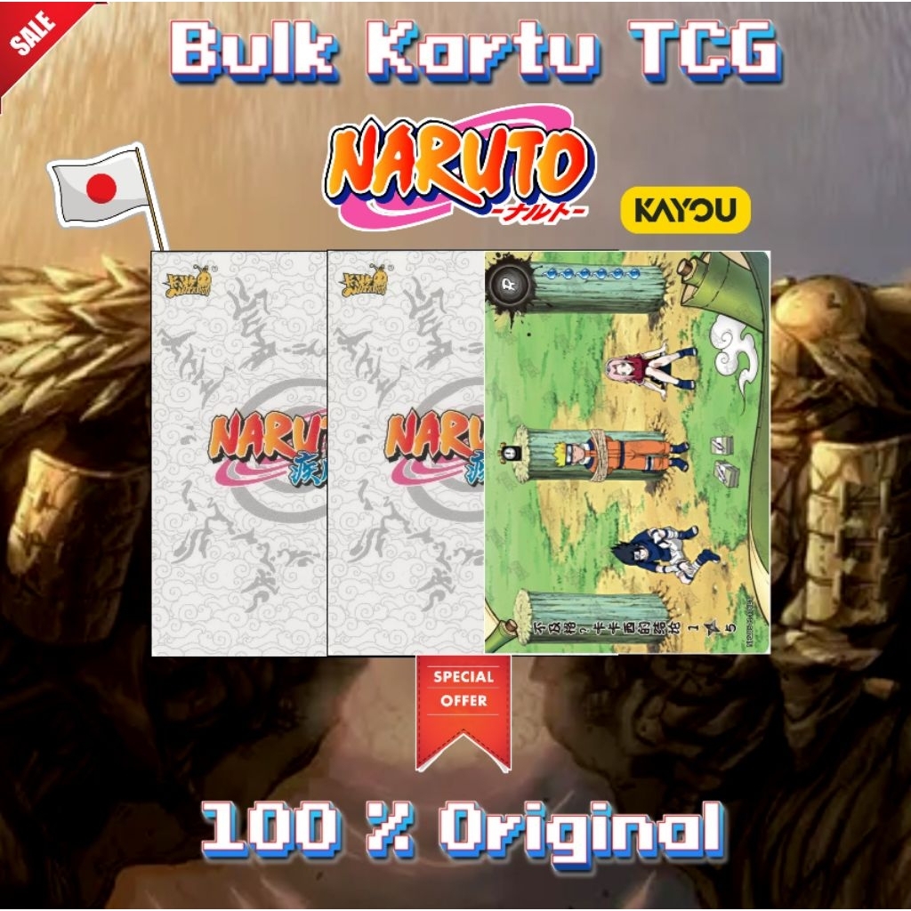 Bulk Kartu Naruto Kayou Rarity Rare CCG