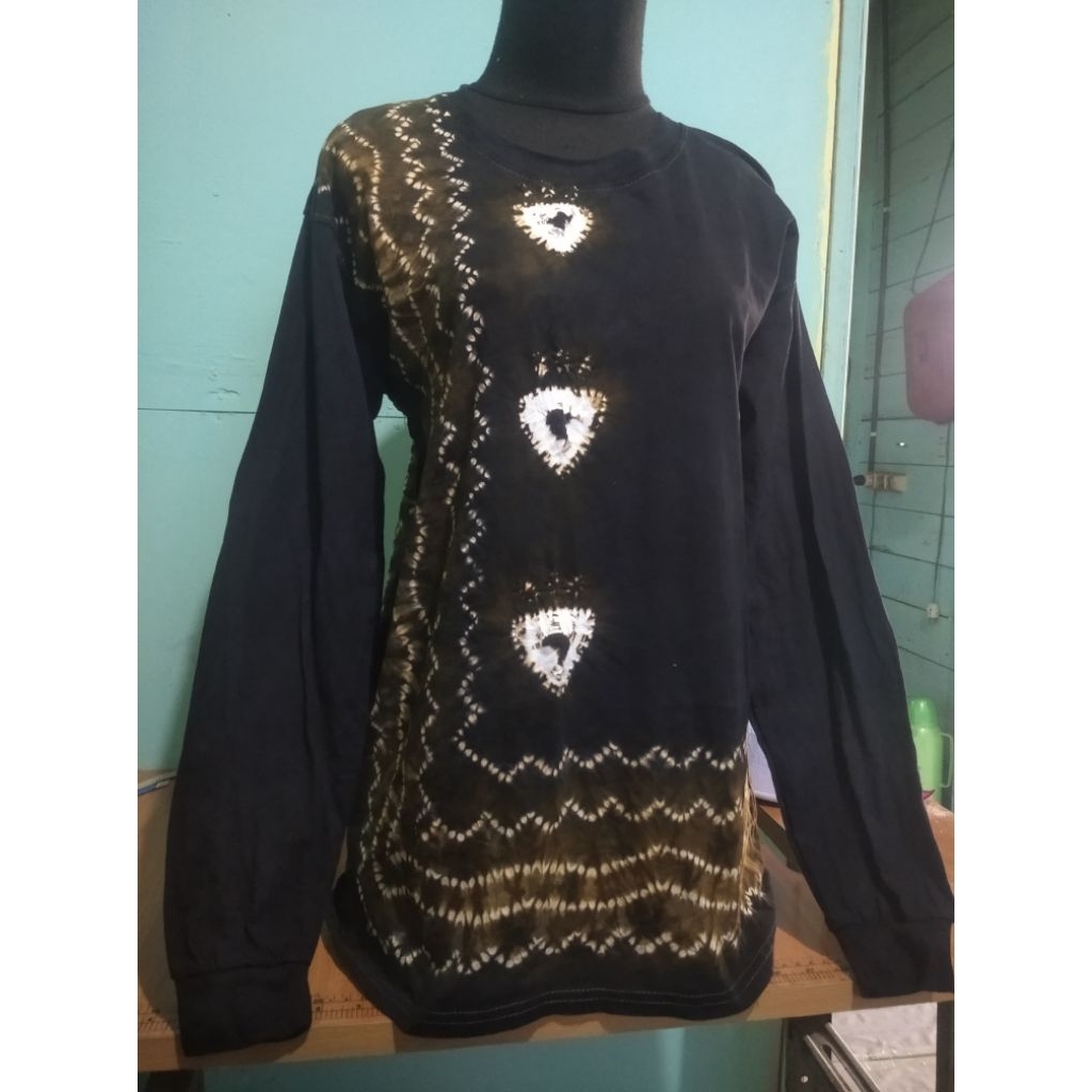 kaos sasirangan hitam