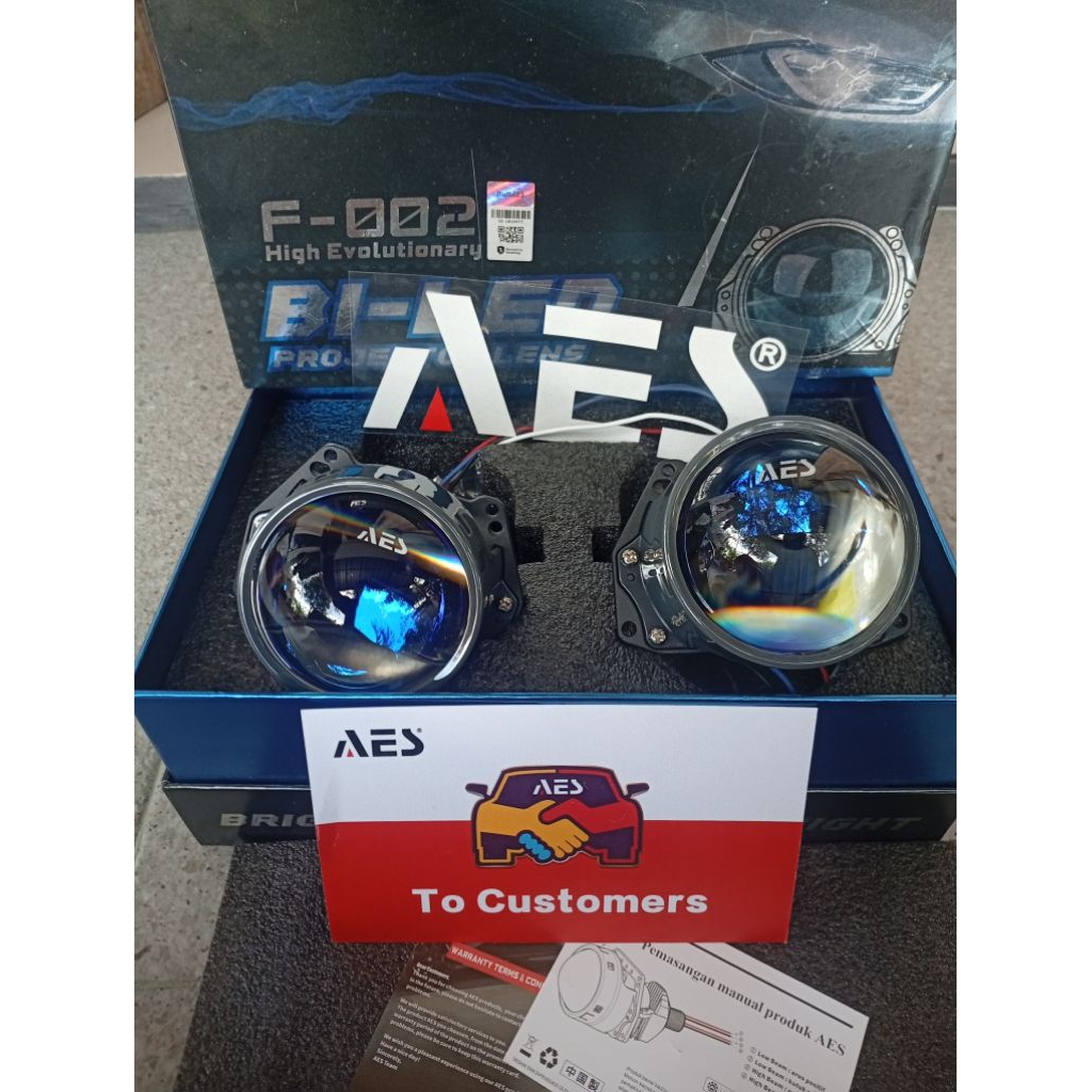 biled AES f002 3 inch 75 watt sepasang