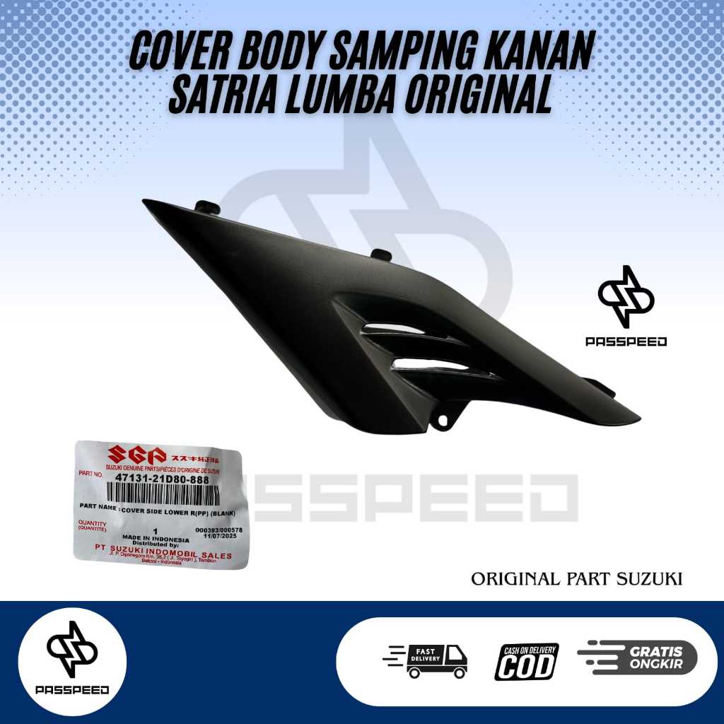 COVER BODY SAMPING KANAN SATRIA LUMBA ORIGINAL SGP