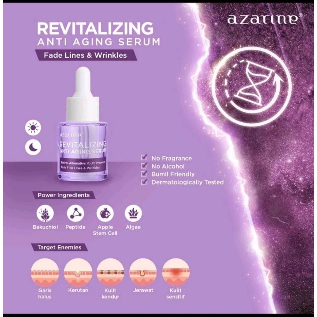 AZARINE  PORE TIGHTENING DAN REVITALIZING SERUM