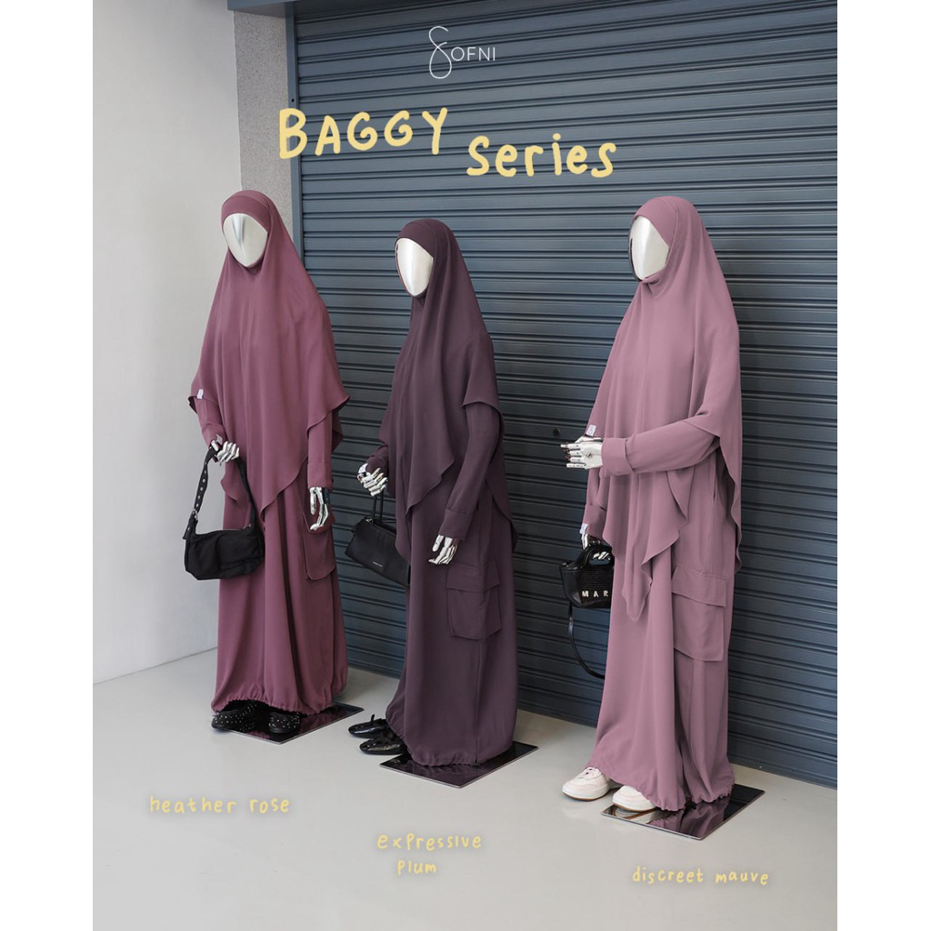 Abaya Baggy by Sofni | Couple Mom & Kids| Outfit sporty | Baju olga