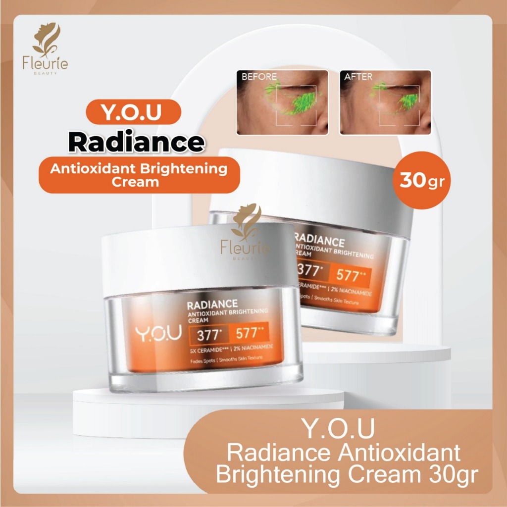 YOU Radiance Antioxidant Cream 30gr - Krim Wajah Pelembab Mencerahkan