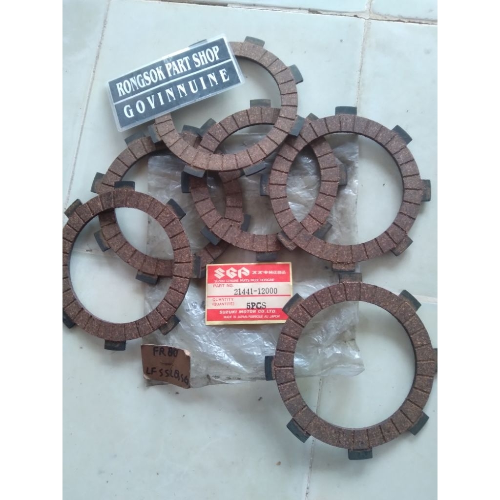 kampas kopling suzuki fr70 fr80 fr 70 80 ori asli nos japan