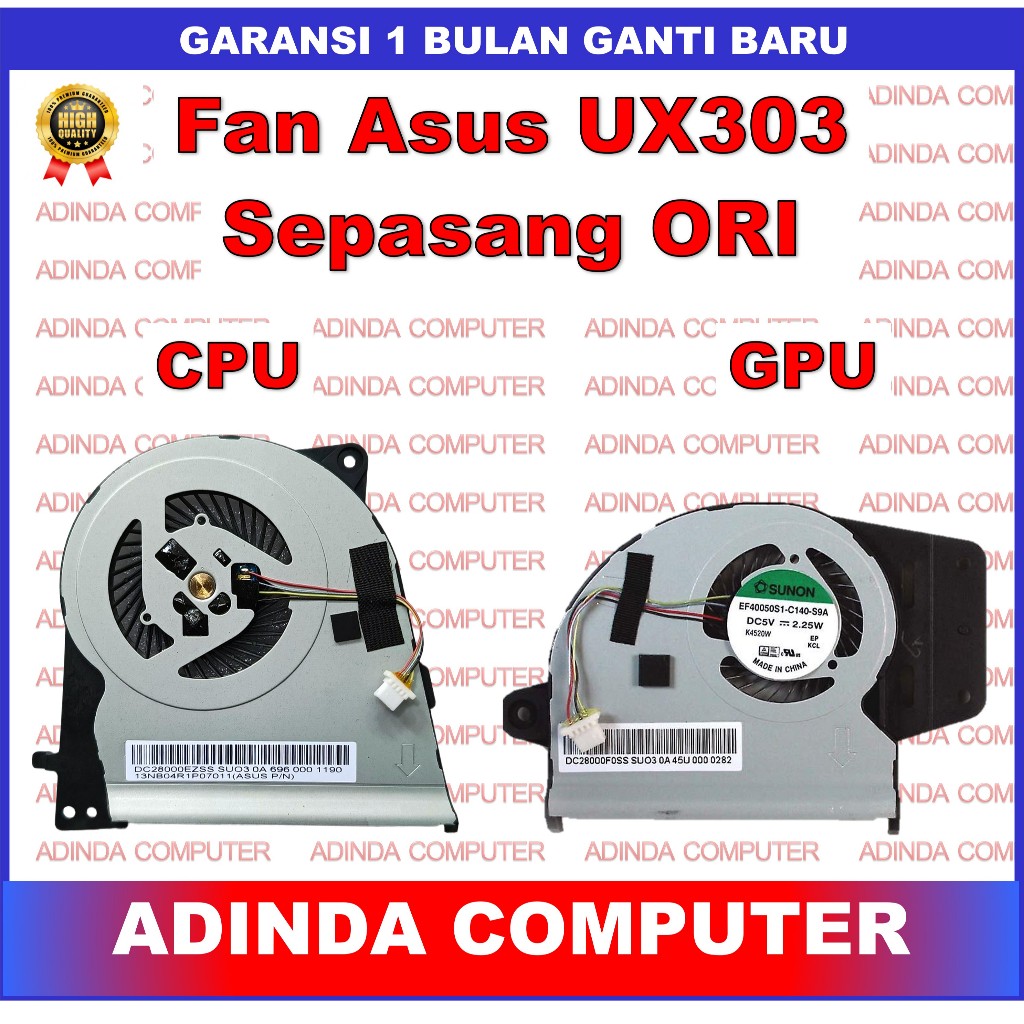 Fan Asus UX303 UX303L U303 UX303LA UX303LN UX303UB ORI