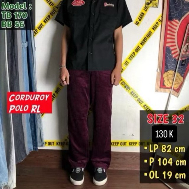 Celana Corduroy Polo